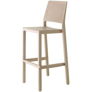 Scab design Tabouret design 75h EMI pour intérieur ou extérieur - Scab Taupe