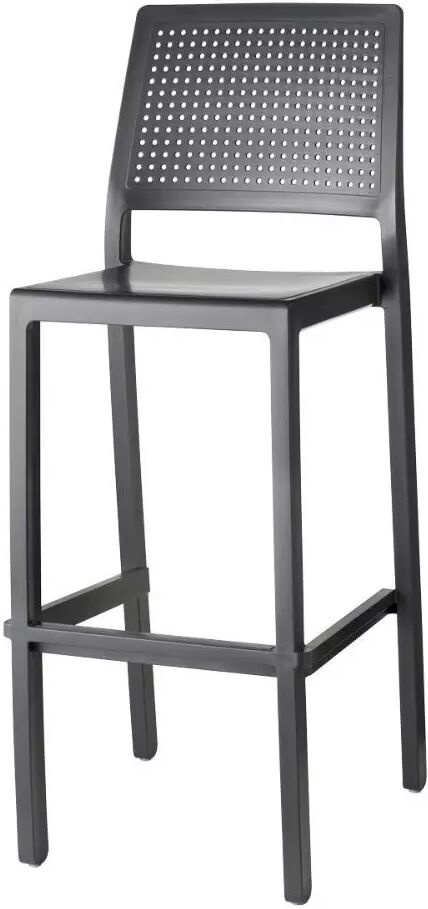 Scab design Tabouret design 75h EMI pour intérieur ou extérieur - Scab Anthracite