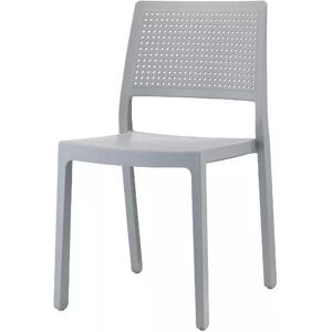 Scab design 2 chaises design EMI pour intérieur ou extérieur - Scab Gris clair