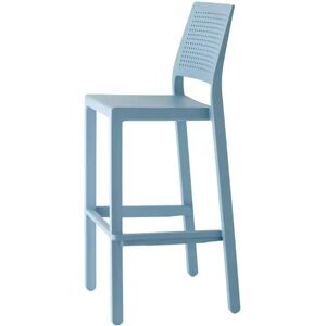 Scab design Tabouret design 75h EMI pour intérieur ou extérieur - Scab Bleu