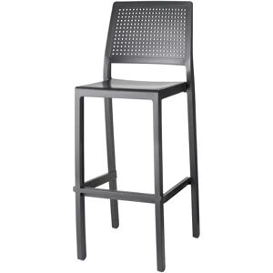 Scab design Tabouret design 75h EMI pour intérieur ou extérieur - Scab Anthracite