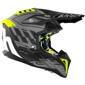 Airoh Aviator 3 Rampage Motocross Helmet Noir,Dore XS