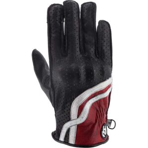 Helstons Gants En Cuir Pour Femme Virage Black / Bordeaux / White XS-S Femme - Publicité Helstons Gants En Cuir Pour Femme Virage Black / Bordeaux / White XS-S Femme - Publicité