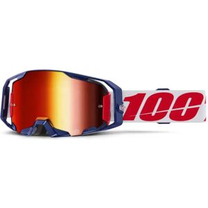 100percent Lunettes Off-road Armatic Blue / Dark Blue / Red / White Mirror Red unisex - Publicité 100percent Lunettes Off-road Armatic Blue / Dark Blue / Red / White Mirror Red unisex - Publicité
