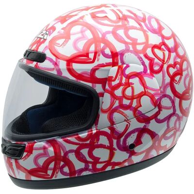 Nzi Casque Intégral Junior Activy Glossy Amore XS - Publicité Nzi Casque Intégral Junior Activy Glossy Amore XS - Publicité