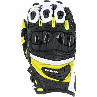 Richa Gants Stealth Fluo Yellow 2XL - Publicité Richa Gants Stealth Fluo Yellow 2XL - Publicité