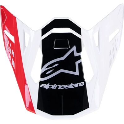 Alpinestars Visière Sm10 Red / White One Size - Publicité Alpinestars Visière Sm10 Red / White One Size - Publicité