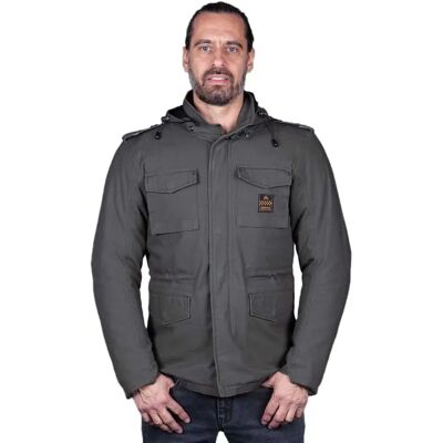 Helstons Veste à Capuche Division Khaki XL - Publicité Helstons Veste à Capuche Division Khaki XL - Publicité