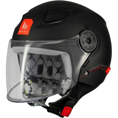 Mt Helmets Casque Jet Junior Lite Matt Black S - Publicité Mt Helmets Casque Jet Junior Lite Matt Black S - Publicité