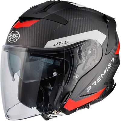 Premier Helmets Casque Jet Jt5 Pinlock Prepared Carbon MA2BM L - Publicité Premier Helmets Casque Jet Jt5 Pinlock Prepared Carbon MA2BM L - Publicité