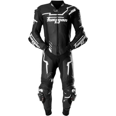 Furygan Combinaison En Cuir Perforé Eclipse X Kevlar® Black / White 54/44 - Publicité Furygan Combinaison En Cuir Perforé Eclipse X Kevlar® Black / White 54/44 - Publicité