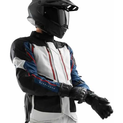 Rebelhorn Veste Hardy 3.0 Blue / Grey / Red 5XL - Publicité Rebelhorn Veste Hardy 3.0 Blue / Grey / Red 5XL - Publicité