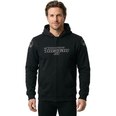 Furygan Veste Livio X Kevlar® Black / White 2XL - Publicité Furygan Veste Livio X Kevlar® Black / White 2XL - Publicité