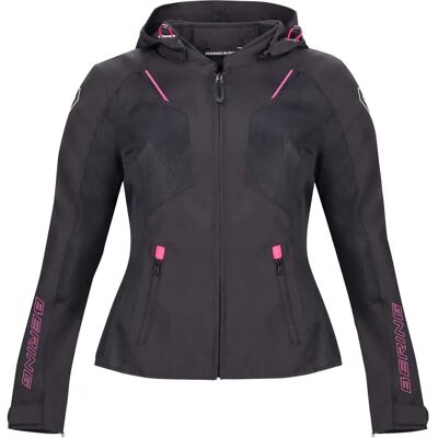 Bering Veste Wing Black / Fuchsia 36 - Publicité Bering Veste Wing Black / Fuchsia 36 - Publicité