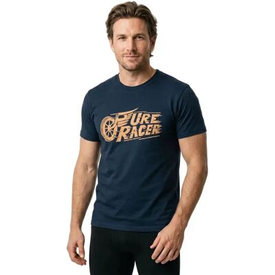 Pure Racer T-shirt à Manches Courtes Flying Tire Blue Navy L - Publicité Pure Racer T-shirt à Manches Courtes Flying Tire Blue Navy L - Publicité