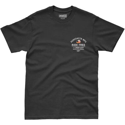 Pure Racer T-shirt à Manches Courtes Ride Free Black 3XL - Publicité Pure Racer T-shirt à Manches Courtes Ride Free Black 3XL - Publicité