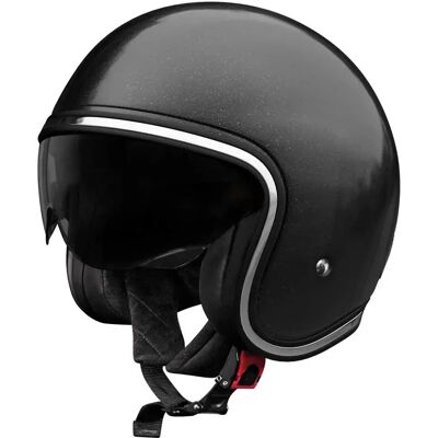 Stormer Casque Jet Aura Solid Black / Pearly S - Publicité Stormer Casque Jet Aura Solid Black / Pearly S - Publicité