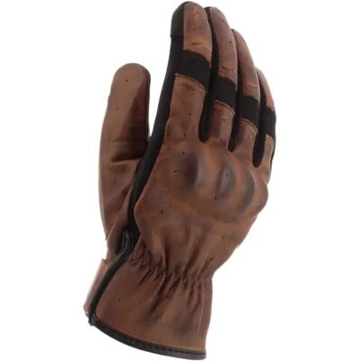 Helstons Gants En Cuir Perforé Holy Camel / Black 8 - Publicité Helstons Gants En Cuir Perforé Holy Camel / Black 8 - Publicité