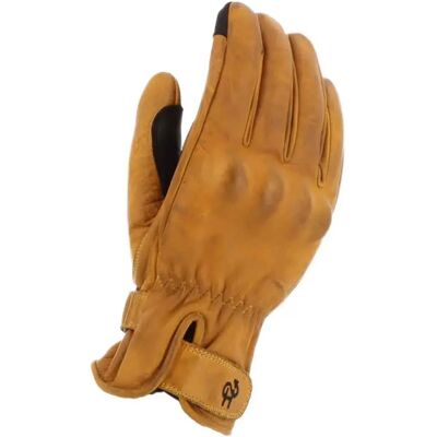 Helstons Gants En Cuir Perforé Ska Gold / Black 11 - Publicité Helstons Gants En Cuir Perforé Ska Gold / Black 11 - Publicité