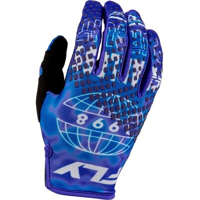 Fly Racing Gants Off-road Kinetic Blur Blue / Navy M - Publicité Fly Racing Gants Off-road Kinetic Blur Blue / Navy M - Publicité