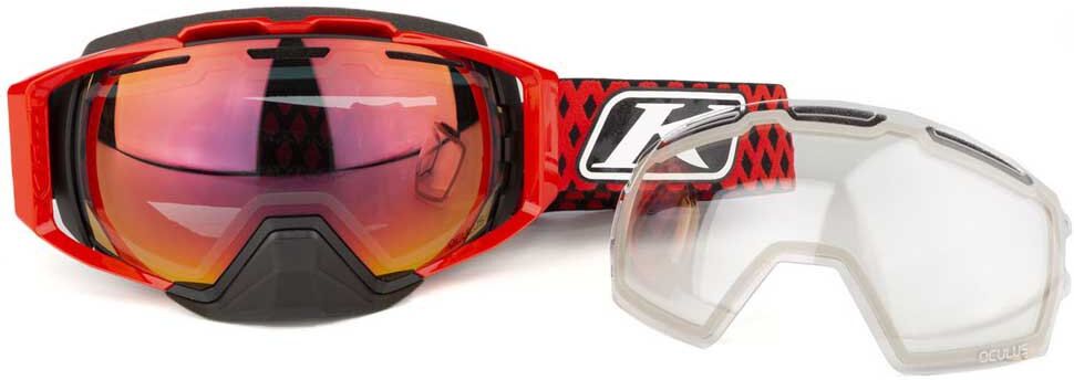 Klim Oculus Mirror Goggles Rouge Smoke Red Mirror&Clear/CAT3