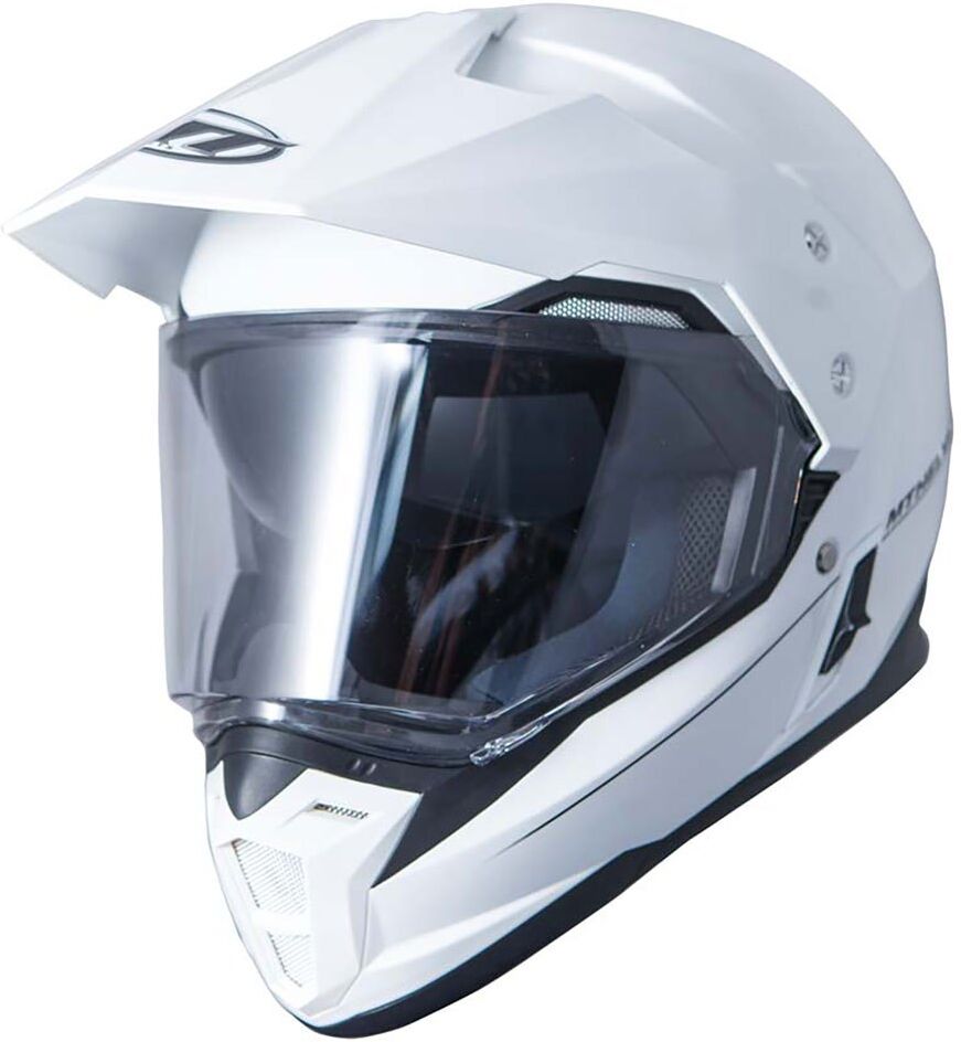 Mt Helmets Synchrony Sv Duo Sport Solid Motocross Helmet Blanc XS