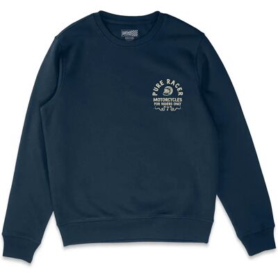 Pure Racer Sweat-shirt Age Worn Letters Blue Navy M - Publicité Pure Racer Sweat-shirt Age Worn Letters Blue Navy M - Publicité