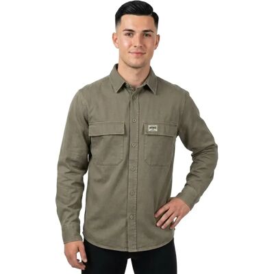 Pure Racer Chemise à Manches Longues Never Broken Khaki M - Publicité Pure Racer Chemise à Manches Longues Never Broken Khaki M - Publicité