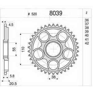 Ognibene 525-vx X Ring Did Chain Kit Triumph Scrambler 865cc 06-15 Dore 18t / 43t