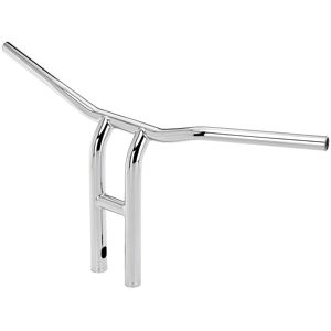 Biltwell Tyson Xl Pb 14´´ T-bar Handlebar Argente 28.6 mm / 760 mm