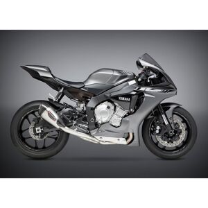 Yoshimura Usa Alpha T Yzf R1 15-21 Not Homologated Stainless Steel&carbon 1/2 Manifold Argente