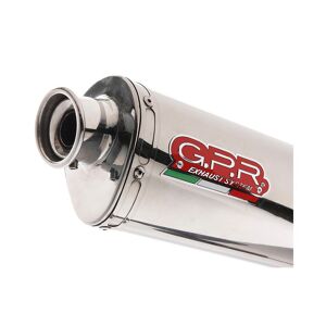 Gpr Exhaust Systems Trioval Triumph Tiger 800 17-20 Homologated Stainless Steel Slip On Muffler Argente