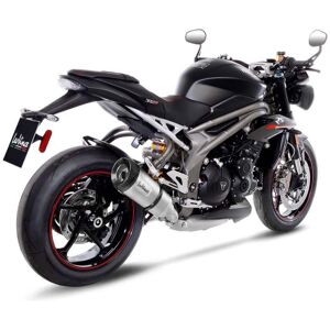 Leovince Factory S Triumph Speed Triple 1050 Rs/s 18-19 Ref:14279s Homologated Stainless Steel&carbon Muffler Argente