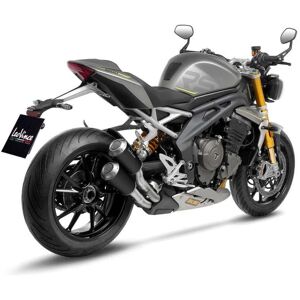 Leovince Lv 10 Black Edition Triumph Speed Triple 1200 Rrrs 21 22 Ref15247b Homologated Stainless Steel Muffler Argente