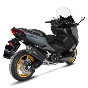 Leovince Lv-12 Black Edition Yamaha T-max 560/tech Max 20-22 Ref:15305b Homologated Stainless Steel&carbon Full Line System Argente