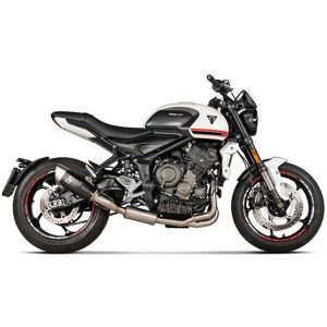 Akrapovic Black Edition Triumph Ref:s-t6r1-cqtbl Not Homologated Titanium Full Line System Argente