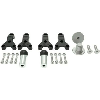 Kit de Montage RTECH Hp3 Noir - Handlebar Mounting Kit - Publicité Kit de Montage RTECH Hp3 Noir - Handlebar Mounting Kit - Publicité