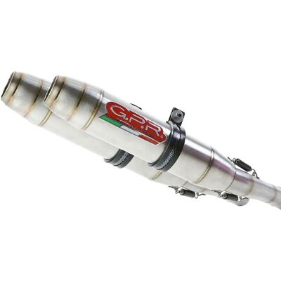 Gpr Exhaust Systems Silencieux Slip On Homologué Deeptone Inox Dual Ducati 848 07-13 Satin Silver / Satin Silver Homologated - Publicité Gpr Exhaust Systems Silencieux Slip On Homologué Deeptone Inox Dual Ducati 848 07-13 Satin Silver / Satin Silver Homologated - Publicité