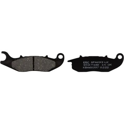 Ebc Plaquettes De Frein Sfa-series Organic Scooter Sfa693 Black One Size - Publicité Ebc Plaquettes De Frein Sfa-series Organic Scooter Sfa693 Black One Size - Publicité