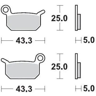 Moto-master Plaquettes De Frein Frittées Cobra Moto/gasgas/husqvarna/ktm 094711 One Size - Publicité Moto-master Plaquettes De Frein Frittées Cobra Moto/gasgas/husqvarna/ktm 094711 One Size - Publicité