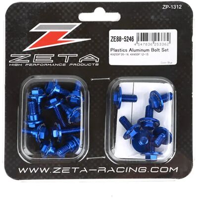 Zeta Kit De Visserie Pour Carénage Kawasaki Kx 450 F 12-15/kx 250 F 13-16 Ze88-5246 Blue One Size - Publicité Zeta Kit De Visserie Pour Carénage Kawasaki Kx 450 F 12-15/kx 250 F 13-16 Ze88-5246 Blue One Size - Publicité