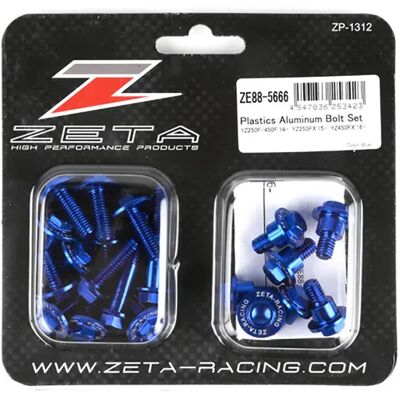 Zeta Kit De Visserie Pour Carénage Yamaha Yz 450 F 14-17/yz 250 F 14-18/yz 250 Fx 15-19/yz 450 F 16-18 Ze88-5666 Blue One Size - Publicité Zeta Kit De Visserie Pour Carénage Yamaha Yz 450 F 14-17/yz 250 F 14-18/yz 250 Fx 15-19/yz 450 F 16-18 Ze88-5666 Blue One Size - Publicité