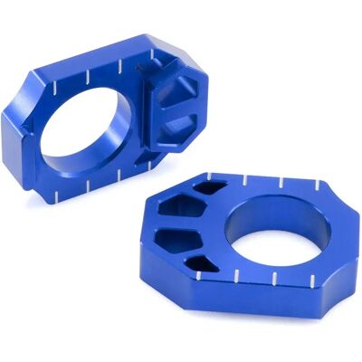 Tendeur de chaîne Zeta Kawasaki KX 125/250 - Aluminium, Bleu, Deux positions - Pièce moto - Publicité Tendeur de chaîne Zeta Kawasaki KX 125/250 - Aluminium, Bleu, Deux positions - Pièce moto - Publicité