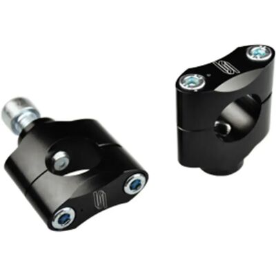 Scar Tourelle De Guidon D.28.6mm +30mm P21 Black One Size - Publicité Scar Tourelle De Guidon D.28.6mm +30mm P21 Black One Size - Publicité