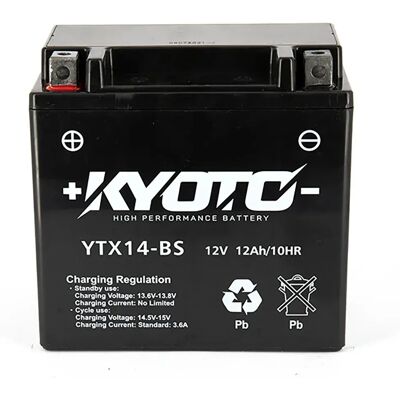 Kyoto Batterie Agm Gtx14-bs Black One Size - Publicité Kyoto Batterie Agm Gtx14-bs Black One Size - Publicité