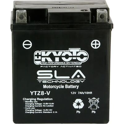 Kyoto Batterie Agm Gtz8-v Black One Size - Publicité Kyoto Batterie Agm Gtz8-v Black One Size - Publicité