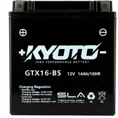 Kyoto Batterie Agm Gtx16-bs Black One Size - Publicité Kyoto Batterie Agm Gtx16-bs Black One Size - Publicité