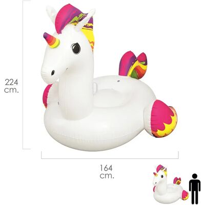 Bestway Flotteur De Licorne Géant 220x195 Cm - Publicité Bestway Flotteur De Licorne Géant 220x195 Cm - Publicité