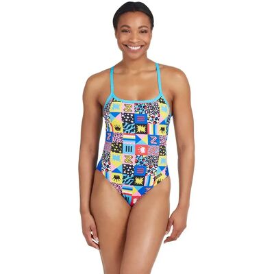 Zoggs Maillot De Bain Sky Back E+ - Publicité Zoggs Maillot De Bain Sky Back E+ - Publicité