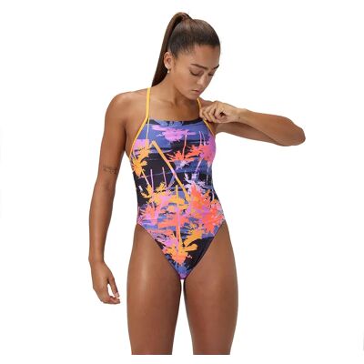 Speedo Maillot De Bain Allover Digital Lattice Tie-back - Publicité Speedo Maillot De Bain Allover Digital Lattice Tie-back - Publicité